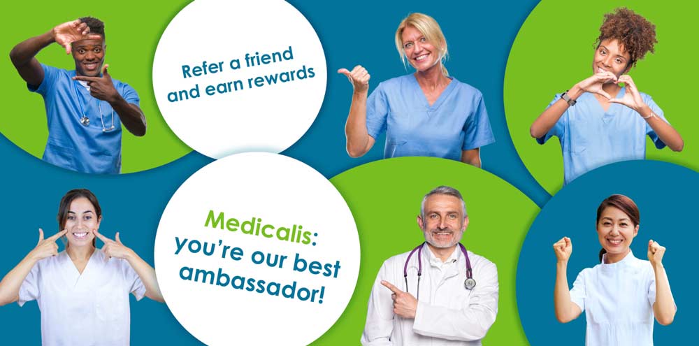 banner campagne parrainage: médecin et infirmier